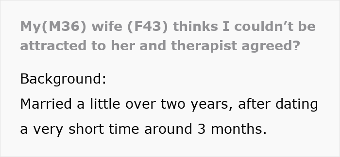 Wife Triggered By Younger Husband's Ex, Suddenly Feels He's Using Her, Her Biased Therapist Agrees Wife Triggered By Younger Husband's Ex, Suddenly Feels He's Using Her, Her Biased Therapist Agrees