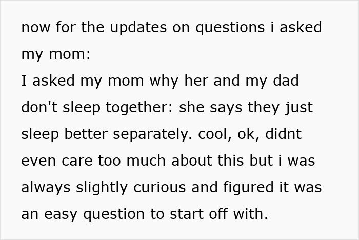 A woman shares how her paranoid mom's answers about her father-daughter bond were evasive. A woman shares how her paranoid mom's answers about her father-daughter bond were evasive.