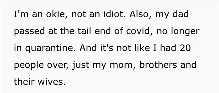 A woman explaining she is not an idiot, clarifying details about her husband letting his mom control their marriage. A woman explaining she is not an idiot, clarifying details about her husband letting his mom control their marriage.
