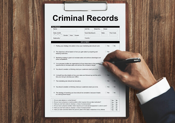 Employee stories HR pros say were enough to get someone fired, with a criminal records form.