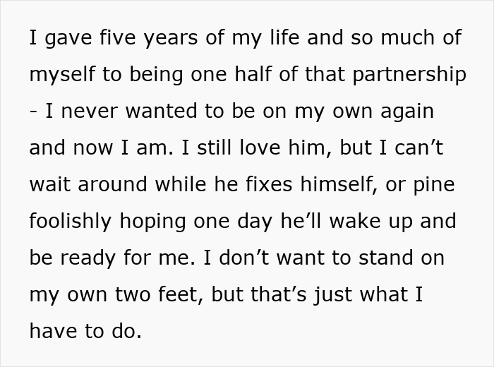 Woman Blindsided By Sudden End To Her “Rock Solid” Relationship Of 5 Years Woman Blindsided By Sudden End To Her “Rock Solid” Relationship Of 5 Years