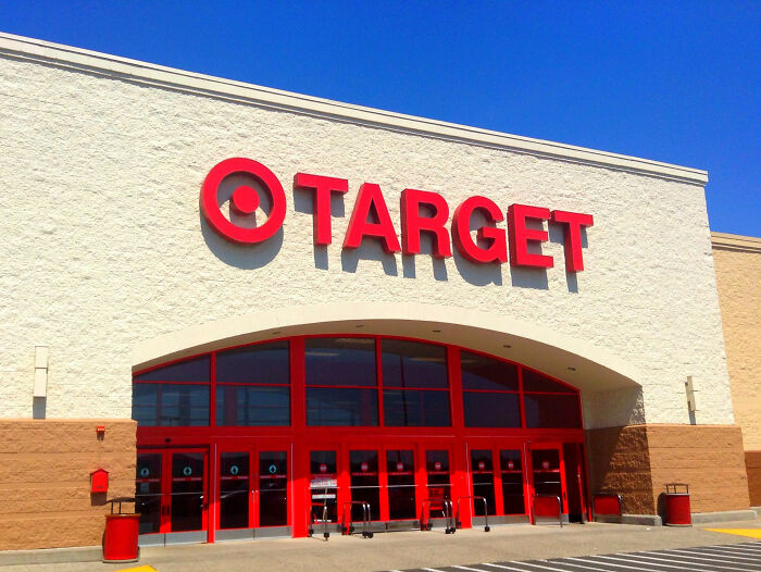 The exterior of a Target store, related to the apology for the kid's Halloween costume backlash.