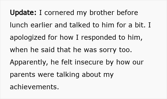 Woman Gives Brother A Harsh Reality Check After His Insane Take On Her Life