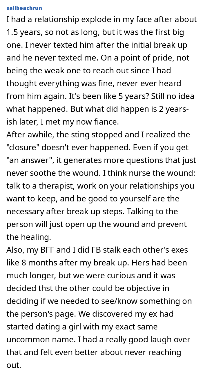 Woman Blindsided By Sudden End To Her “Rock Solid” Relationship Of 5 Years Woman Blindsided By Sudden End To Her “Rock Solid” Relationship Of 5 Years