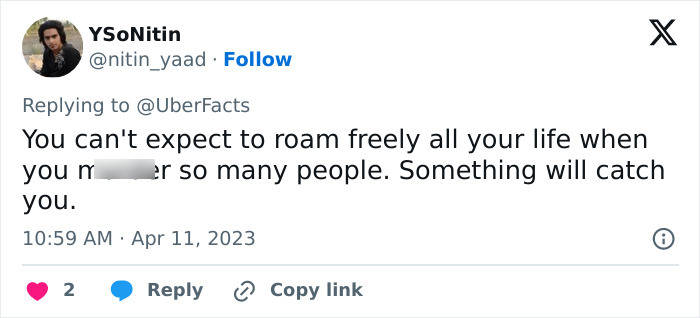 A Twitter comment states that a nurse's aide cannot roam freely after committing many crimes. A Twitter comment states that a nurse's aide cannot roam freely after committing many crimes.