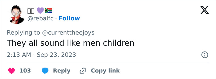 A social media post about women sharing info about blue-collar husbands. A social media post about women sharing info about blue-collar husbands.