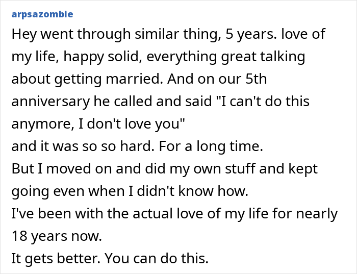 Woman Blindsided By Sudden End To Her “Rock Solid” Relationship Of 5 Years Woman Blindsided By Sudden End To Her “Rock Solid” Relationship Of 5 Years
