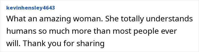 A comment praising the former pastor turned adult industry worker for understanding humans and client requests. A comment praising the former pastor turned adult industry worker for understanding humans and client requests.