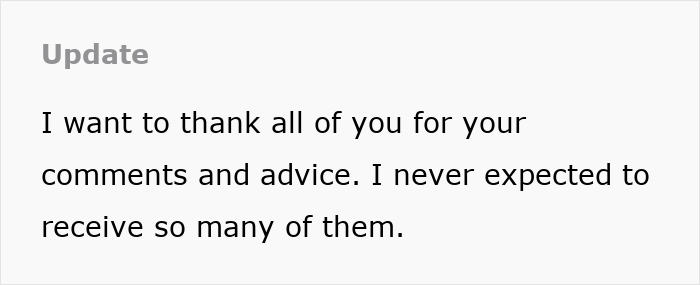An update text: guy thanks for comments and advice on his violent fight with sister.