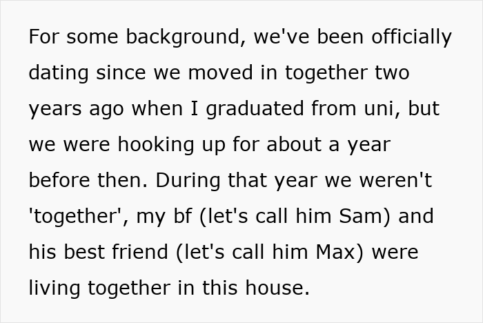 Text explaining background of a man playing friends against each other. Text explaining background of a man playing friends against each other.
