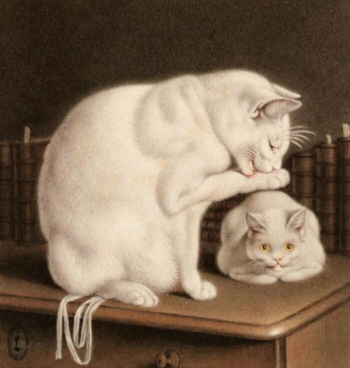 40 Heartwarming Pieces Of Art That Prove Cats Have Always Been Muses For Great Artists
