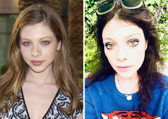 Hollywood star Michelle Trachtenberg, young on the left and older on the right, passed away suddenly after exposing inappropriate behavior.