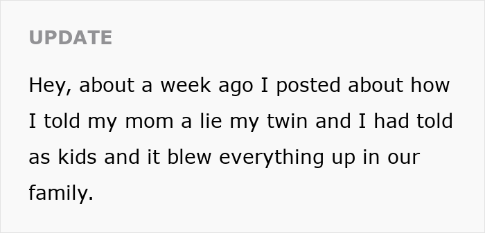 Chaotic And Crazy Twin Story Leaves People Wondering Who The Actual Sociopath Is Chaotic And Crazy Twin Story Leaves People Wondering Who The Actual Sociopath Is