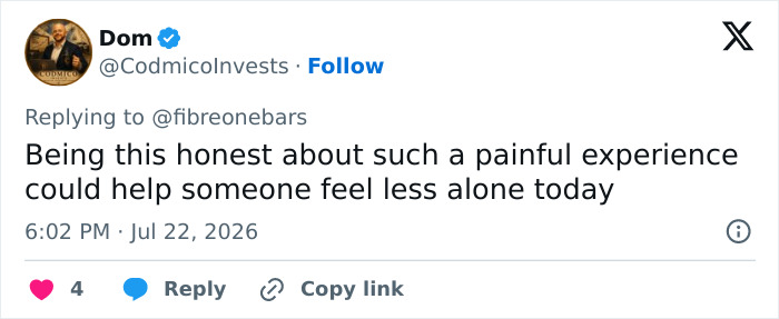 A social media comment on a Hollywood Star's confession about extreme food habits, about honesty helping others feel less alone. A social media comment on a Hollywood Star's confession about extreme food habits, about honesty helping others feel less alone.