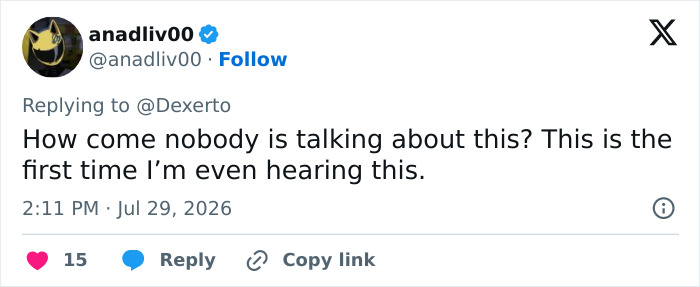 Screenshot of a tweet expressing surprise about the eBay campaign to ruin an old couple's lives.