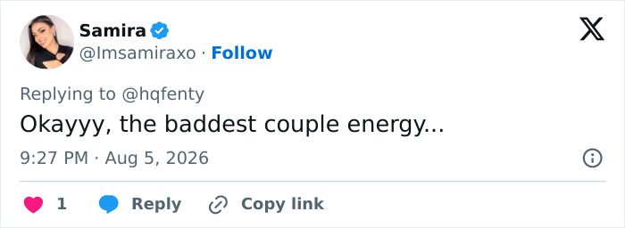 A screenshot of a social media comment about a Rihanna and A$AP Rocky video, sparking uproar online. A screenshot of a social media comment about a Rihanna and A$AP Rocky video, sparking uproar online.