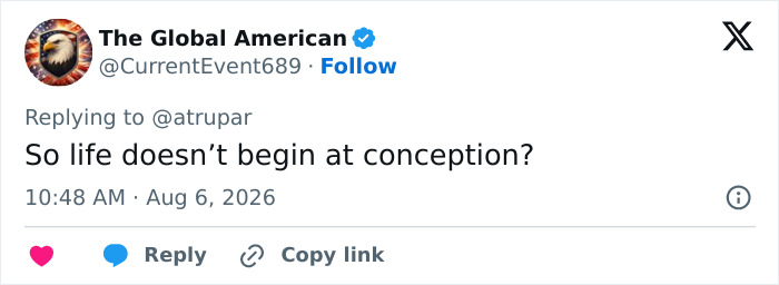 Screenshot of a social media comment about JD Vance, newborn son, and critics reacting to his casual comment. Screenshot of a social media comment about JD Vance, newborn son, and critics reacting to his casual comment.