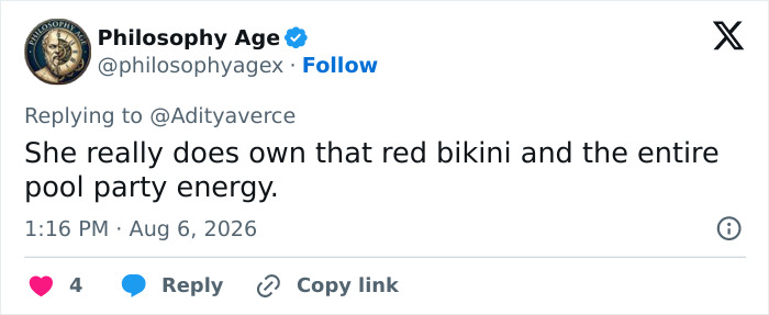 "I'll Never Get Tired": Viral "Red Bikini Girl" Breaks The Internet Again With New Videos In The Same Swimsuit "I'll Never Get Tired": Viral "Red Bikini Girl" Breaks The Internet Again With New Videos In The Same Swimsuit