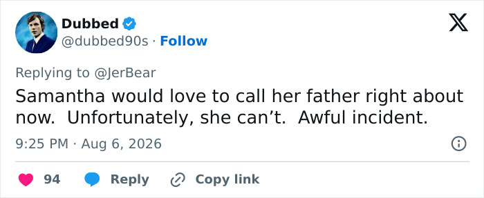 A tweet about the awful incident involving a drunk woman who ended a bride's life on her wedding day. A tweet about the awful incident involving a drunk woman who ended a bride's life on her wedding day.