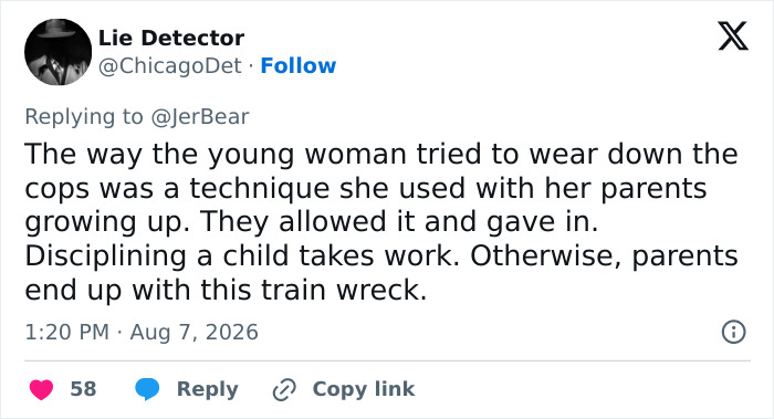 A social media comment from Lie Detector about the drunk woman's behavior and impact on a bride's life. A social media comment from Lie Detector about the drunk woman's behavior and impact on a bride's life.