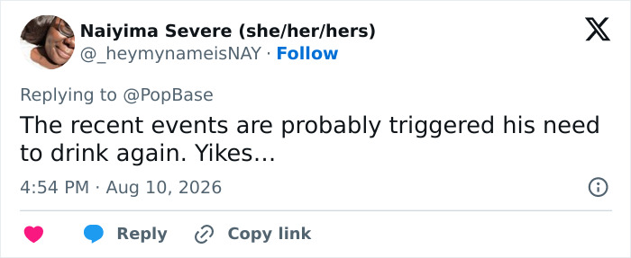 Brad Pitt drinking: Tweet from Naiyima Severe suggesting recent events triggered his need to drink again, Yikes... Brad Pitt drinking: Tweet from Naiyima Severe suggesting recent events triggered his need to drink again, Yikes...
