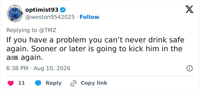 Tweet by optimist93 discussing Brad Pitt's sobriety streak and the challenges of a new approach to drinking. Tweet by optimist93 discussing Brad Pitt's sobriety streak and the challenges of a new approach to drinking.