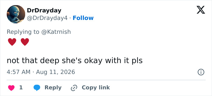 A social media post with a comment about Prince William and Kate Middleton's marriage under scrutiny. A social media post with a comment about Prince William and Kate Middleton's marriage under scrutiny.