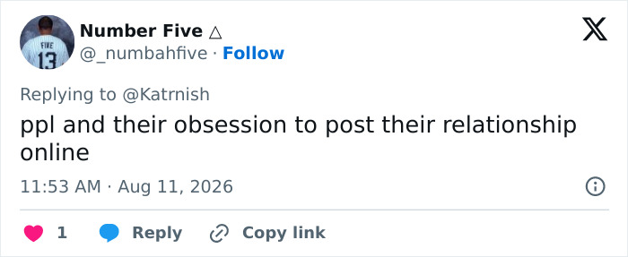 A social media post with a comment about Prince William and Kate Middleton's marriage under scrutiny. A social media post with a comment about Prince William and Kate Middleton's marriage under scrutiny.