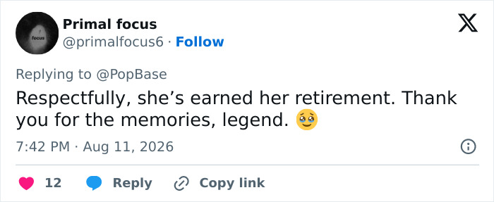 Tweet about the legendary actress and her well-deserved retirement from Princess Diaries 3. Tweet about the legendary actress and her well-deserved retirement from Princess Diaries 3.