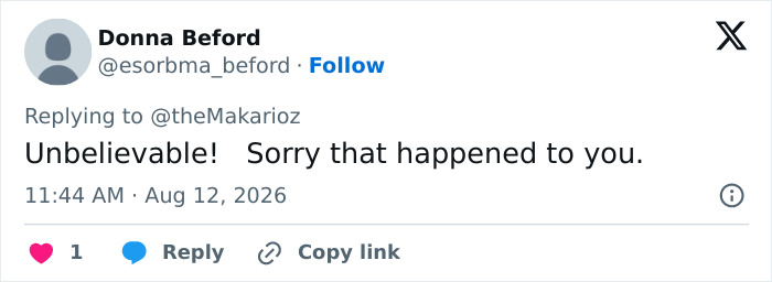Black hairstylist faces questioning: a tweet from Donna Beford expressing disbelief and sympathy. Black hairstylist faces questioning: a tweet from Donna Beford expressing disbelief and sympathy.