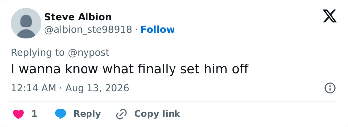 A social media comment regarding Rob Reiner's son and the alleged attack, seeking more details. A social media comment regarding Rob Reiner's son and the alleged attack, seeking more details.