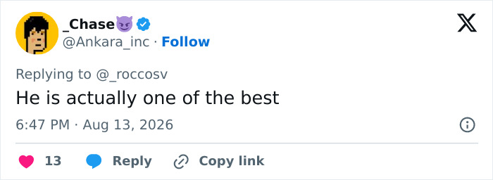 A social media post praising a British actor after Matt Damon shut down Tom Holland. A social media post praising a British actor after Matt Damon shut down Tom Holland.