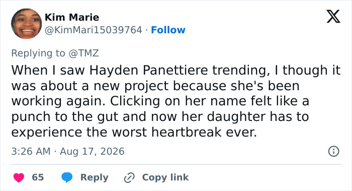 Fans note recent revelation about Hayden Panettiere, sparking a dark theory regarding her passing. Fans note recent revelation about Hayden Panettiere, sparking a dark theory regarding her passing.