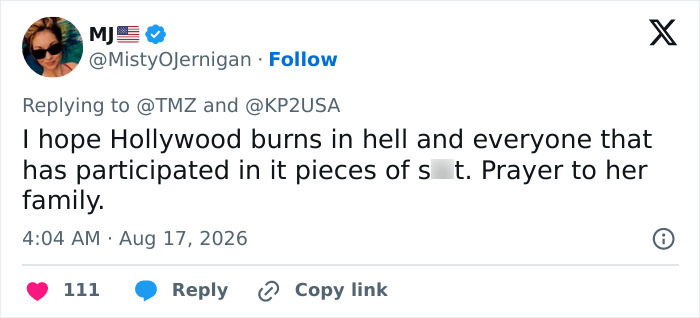 A fan tweets anger at Hollywood, suggesting a dark theory surrounding Hayden Panettiere's passing and recent revelation. A fan tweets anger at Hollywood, suggesting a dark theory surrounding Hayden Panettiere's passing and recent revelation.