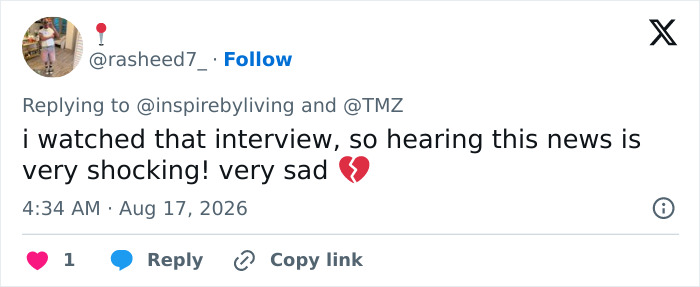 A fan tweets shock and sadness after hearing news about Hayden Panettiere, linking it to a dark theory and recent revelation. A fan tweets shock and sadness after hearing news about Hayden Panettiere, linking it to a dark theory and recent revelation.