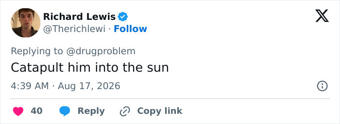 Tweet suggesting severe punishment for Hayden Panettiere’s boyfriend regarding her passing. Tweet suggesting severe punishment for Hayden Panettiere’s boyfriend regarding her passing.