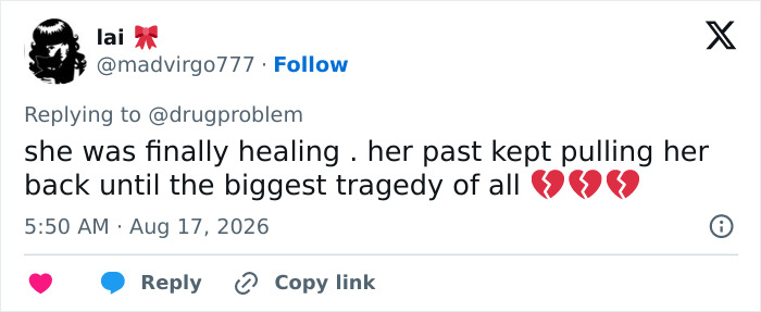 Screenshot of a social media post discussing the criminal past of Hayden Panettiere's boyfriend and her passing. Screenshot of a social media post discussing the criminal past of Hayden Panettiere's boyfriend and her passing.