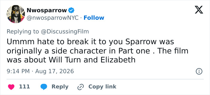 A tweet about Margot Robbie and blockbuster franchise, showing fans turning on a controversial Hollywood star. A tweet about Margot Robbie and blockbuster franchise, showing fans turning on a controversial Hollywood star.