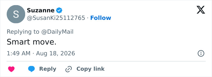A social media comment approving of Ricky Gervais's plan to marry his partner. A social media comment approving of Ricky Gervais's plan to marry his partner.