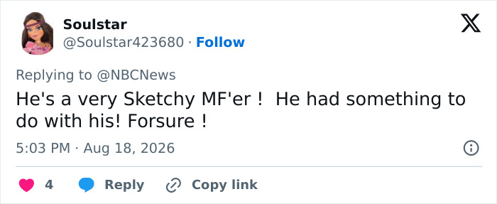 Screenshot of a tweet about Hayden Panettiere's boyfriend and her final moments.