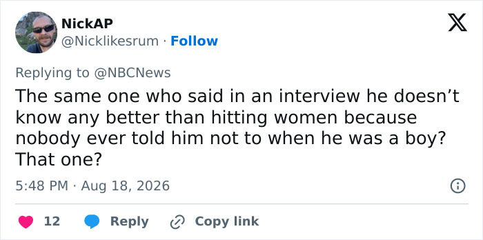 Screenshot of a tweet mentioning Hayden Panettiere's boyfriend and her final moments.