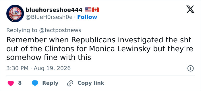 Tweet discussing Republicans and Trump's aide's secret exposed in security leak. Tweet discussing Republicans and Trump's aide's secret exposed in security leak.