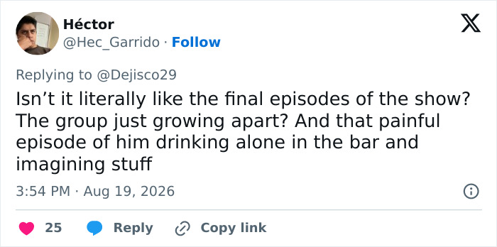 HIMYM stars comment about the cast's bond. A tweet from Héctor asking if it's like the final episodes of the show. HIMYM stars comment about the cast's bond. A tweet from Héctor asking if it's like the final episodes of the show.