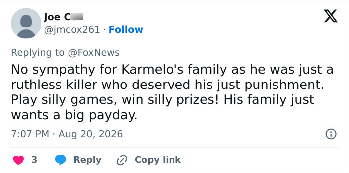 A social media post about Karmelo Anthony case, where a prosecutor unveils disturbing texts as new evidence. A social media post about Karmelo Anthony case, where a prosecutor unveils disturbing texts as new evidence.