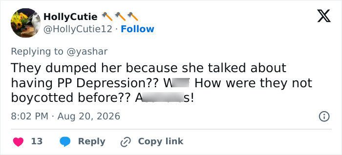 Screenshot of a tweet by HollyCutie12 criticizing Neutrogena for the Hayden Panettiere controversy. Screenshot of a tweet by HollyCutie12 criticizing Neutrogena for the Hayden Panettiere controversy.