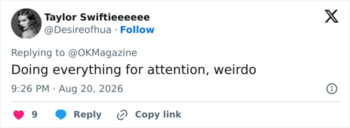 Tweet accusing Ruby Rose of attention-seeking after sharing Hayden Panettiere's private texts. Tweet accusing Ruby Rose of attention-seeking after sharing Hayden Panettiere's private texts.