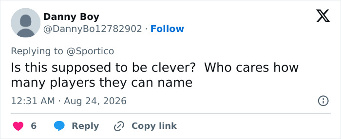 A Twitter user questions the relevance of naming WNBA players, related to anti-trans protesters fumbling reporter questions. A Twitter user questions the relevance of naming WNBA players, related to anti-trans protesters fumbling reporter questions.