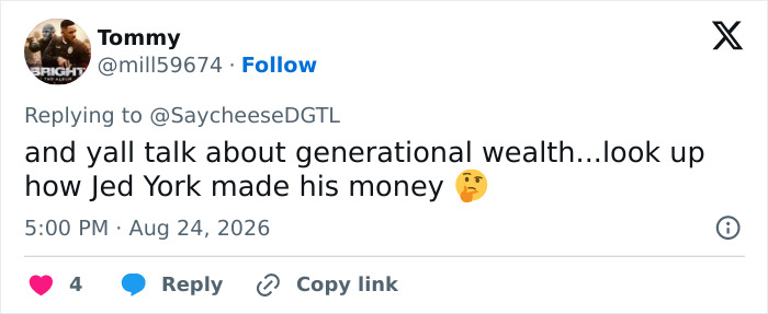 Twitter post discussing Jed York's wealth amidst his trailer park arrest controversy. Twitter post discussing Jed York's wealth amidst his trailer park arrest controversy.