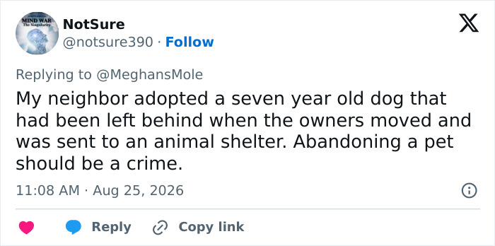 Meghan Markle's return to UK sparks concern for her kids regarding abandoned pets, with a tweet about adopted dogs. Meghan Markle's return to UK sparks concern for her kids regarding abandoned pets, with a tweet about adopted dogs.
