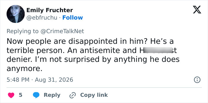 Screenshot of a tweet by Emily Frucher criticizing Mel Gibson after his backlash for mocking a deaf interpreter. Screenshot of a tweet by Emily Frucher criticizing Mel Gibson after his backlash for mocking a deaf interpreter.